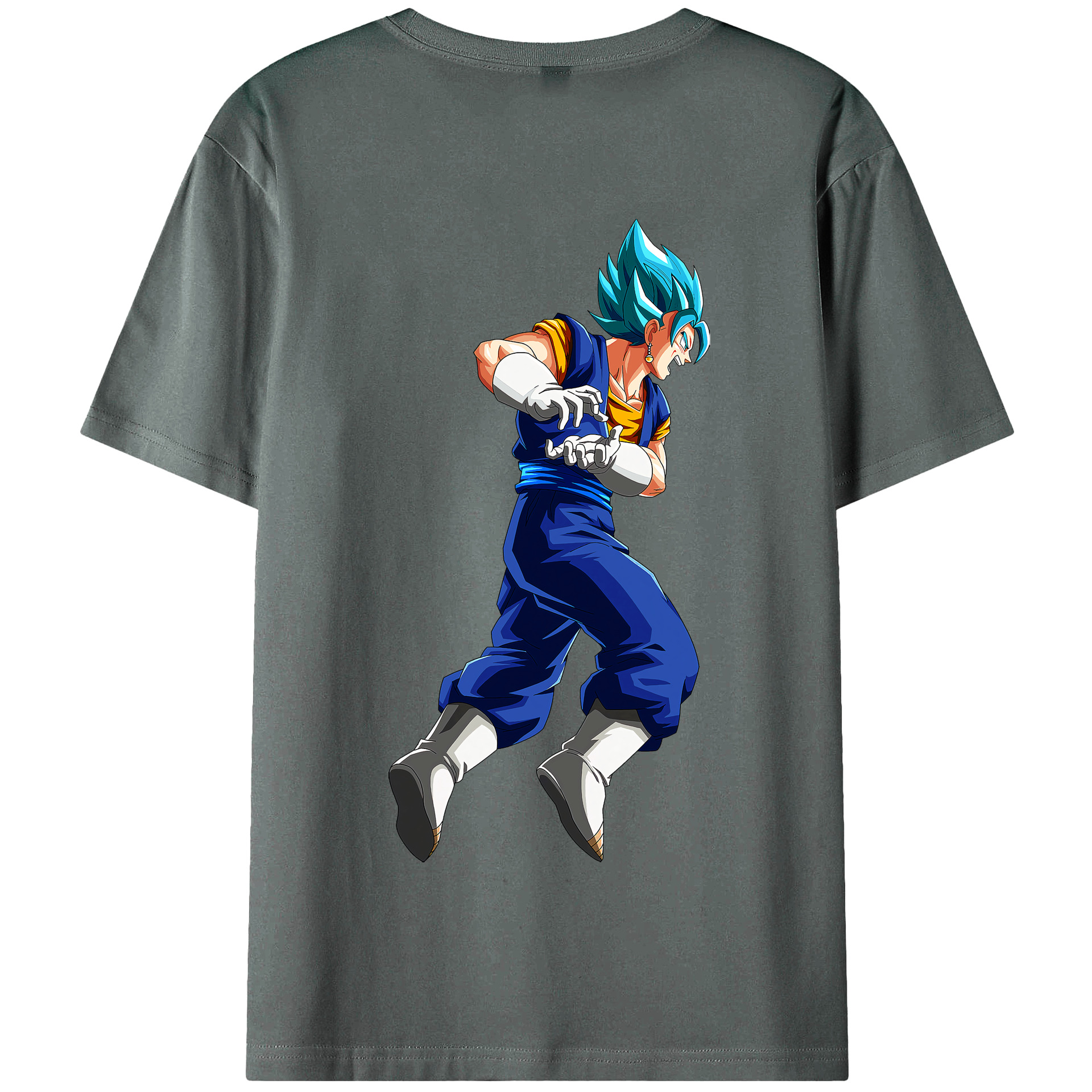 （画像用） ドラゴンボール ベジット DRAGON BALL Vegetto 綿100％半袖Tシャツ（背面プリント）